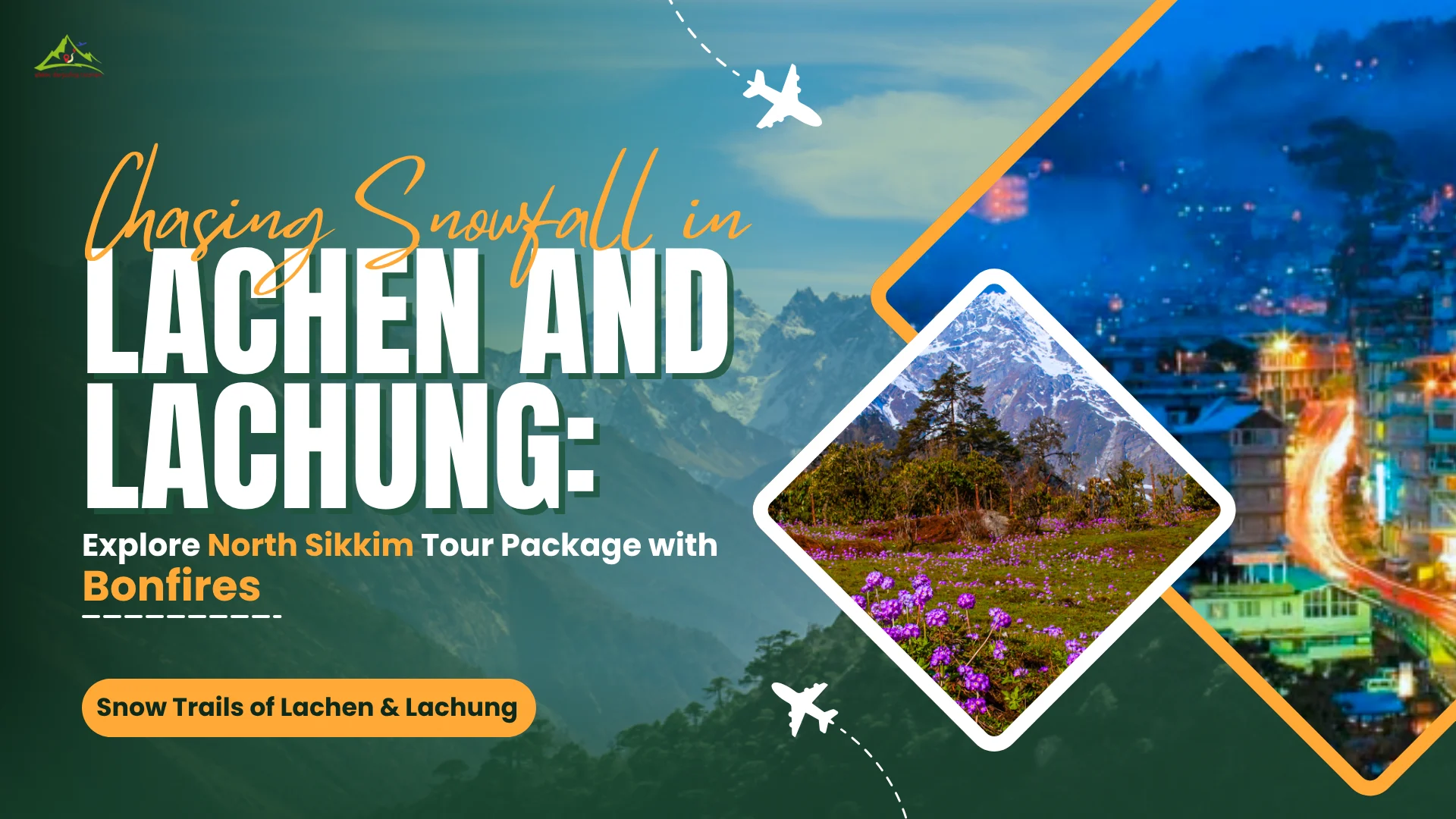 Snowfall in Lachen and Lachung