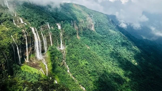 Seven sister waterfalls