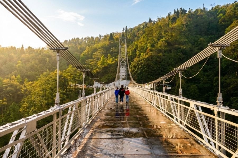 Singshore Bridge, Pelling