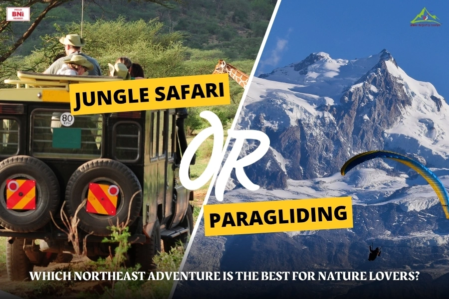 Jungle Safari or Paragliding
