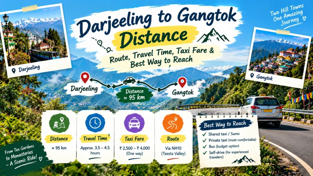 Darjeeling to Gangtok Travel Guide